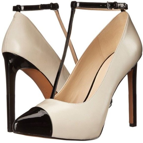 NINE WEST Lavish T-Strap Pumps Heels - Picture 5 of 13